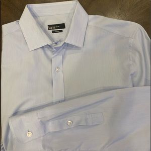 Bar lll Dress shirt Slim-fit Blue 15 1/2 32-33